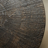 Slice coffee table - varnished Minerals - Ray Whisky - oval White Cliff Studio COFFEE TABLE