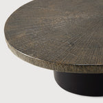 Slice coffee table - varnished Minerals - Ray Whisky - oval White Cliff Studio COFFEE TABLE