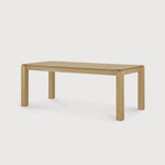 Slice dining table - oak - rectangular White Cliff Studio Dining Table