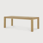 Slice dining table - oak - rectangular White Cliff Studio Dining Table