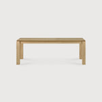 Slice dining table - oak - rectangular White Cliff Studio Dining Table
