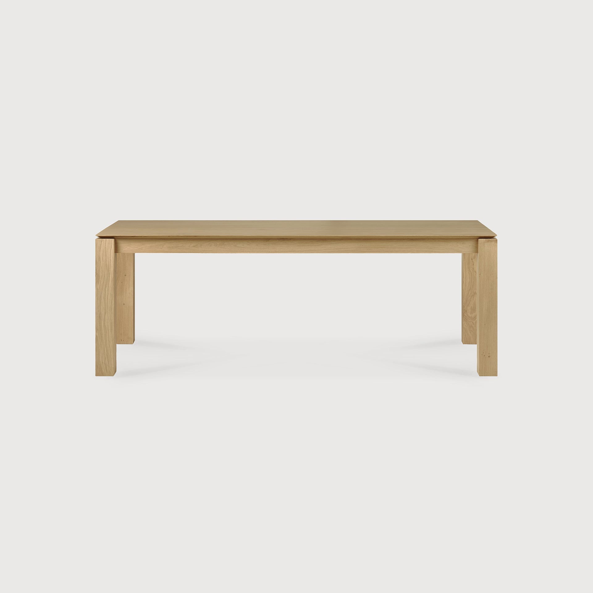 Slice dining table - oak - rectangular White Cliff Studio Dining Table