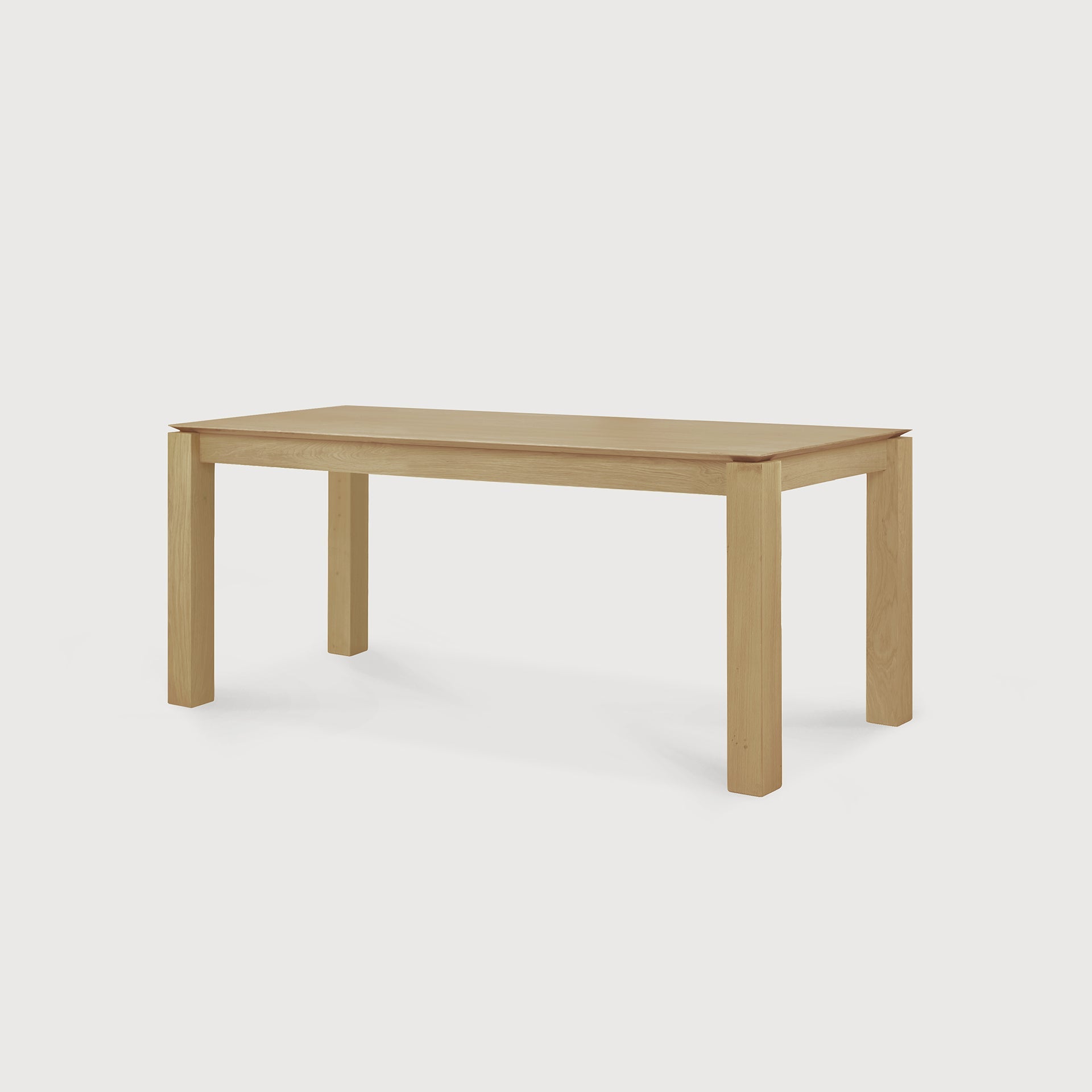 Slice dining table - oak - rectangular White Cliff Studio Dining Table