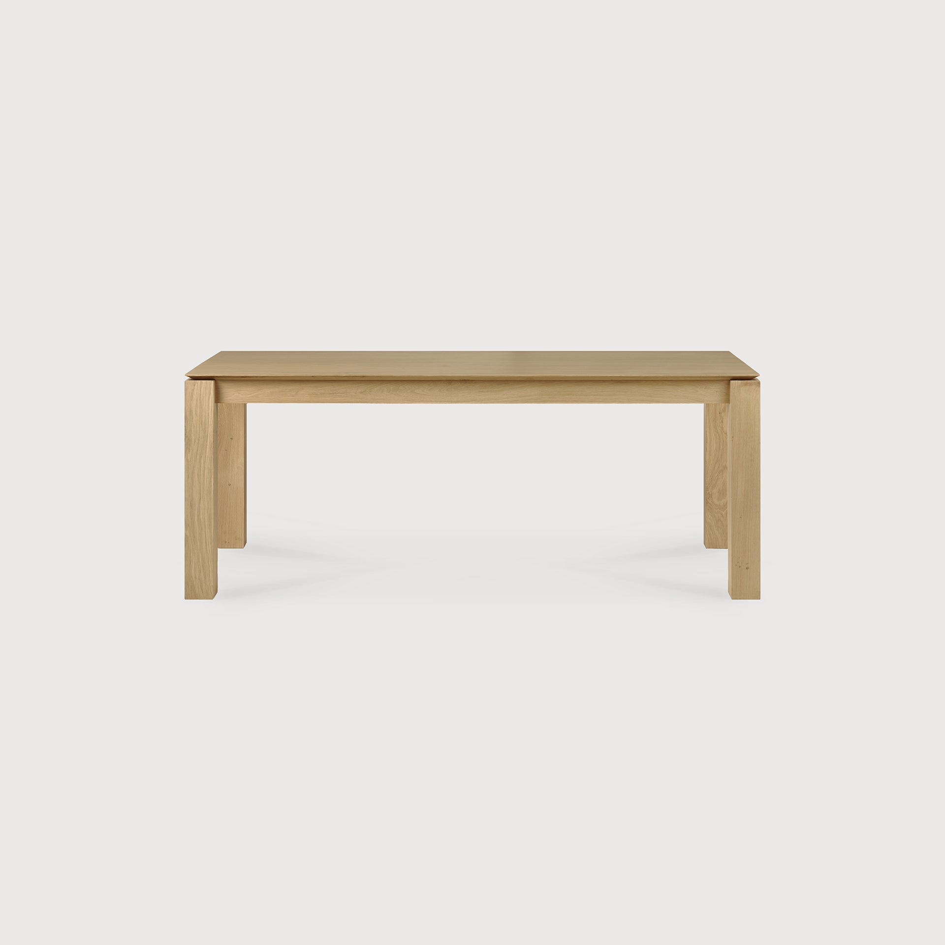 Slice dining table - oak - rectangular White Cliff Studio Dining Table