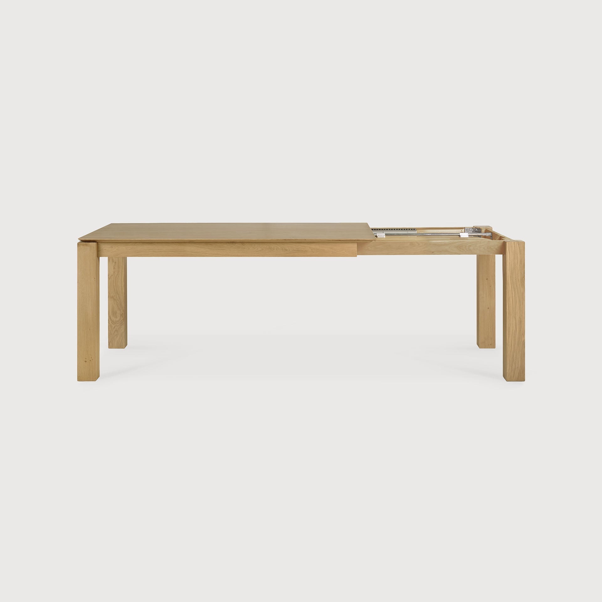 Slice extendable dining table - oak - rectangular White Cliff Studio Dining Table