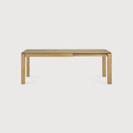 Slice extendable dining table - oak - rectangular White Cliff Studio Dining Table