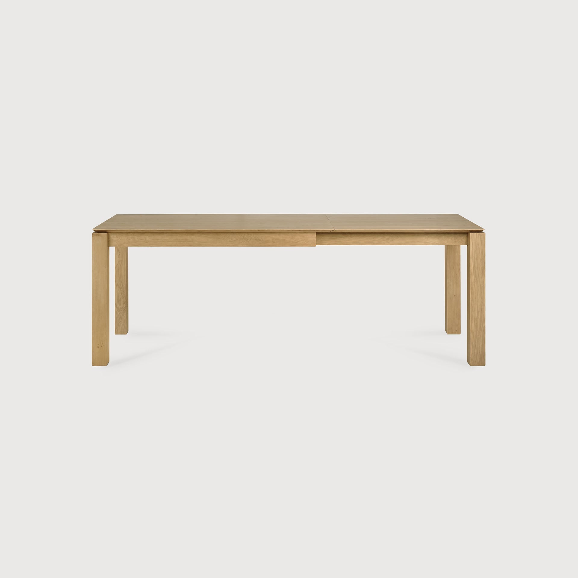 Slice extendable dining table - oak - rectangular White Cliff Studio Dining Table