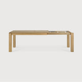 Slice extendable dining table - oak - rectangular White Cliff Studio Dining Table