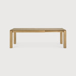 Slice extendable dining table - oak - rectangular White Cliff Studio Dining Table
