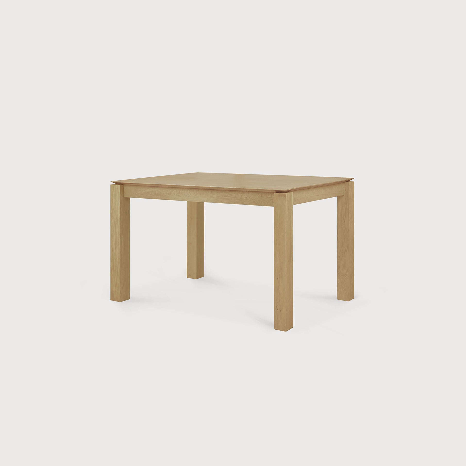 Slice extendable dining table - oak - rectangular White Cliff Studio Dining Table