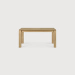 Slice extendable dining table - oak - rectangular White Cliff Studio Dining Table