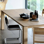 Slice Oak Extendable Dining Table White Cliff Studio Dining Table