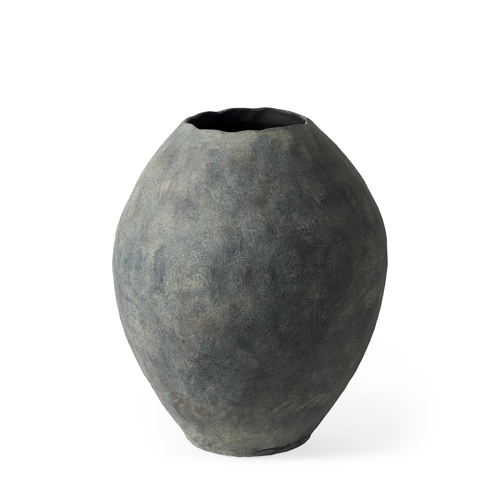Small Gray Ceramic Vase