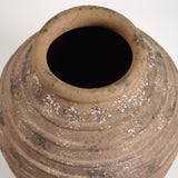 Sol Vase - Dark Brown Ceramic Decorative Vessel 14.5" x 16"