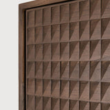 Sono Carved Wood Modern Storage Cabinet