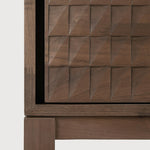 Sono sideboard - varnished teak - light brown - 2 doors - 3 drawers White Cliff Studio Sideboard