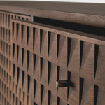 Sono sideboard - varnished teak - light brown - 2 doors - 3 drawers White Cliff Studio Sideboard