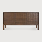 Sono sideboard - varnished teak - light brown - 2 doors - 3 drawers White Cliff Studio Sideboard