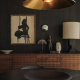 Sono sideboard - varnished teak - light brown - 3 doors - 3 drawers White Cliff Studio Sideboard