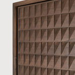 Sono sideboard - varnished teak - light brown - 3 doors - 3 drawers White Cliff Studio Sideboard