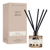 Spa Day Tinted Glass Jar Reed Diffuser White Cliff Studio Reed Diffusers