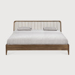 Spindle bed - reclaimed teak - US King - with slats White Cliff Studio King Bed Frame