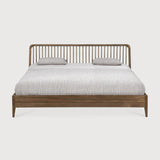 Spindle bed - reclaimed teak - US King - with slats White Cliff Studio King Bed Frame