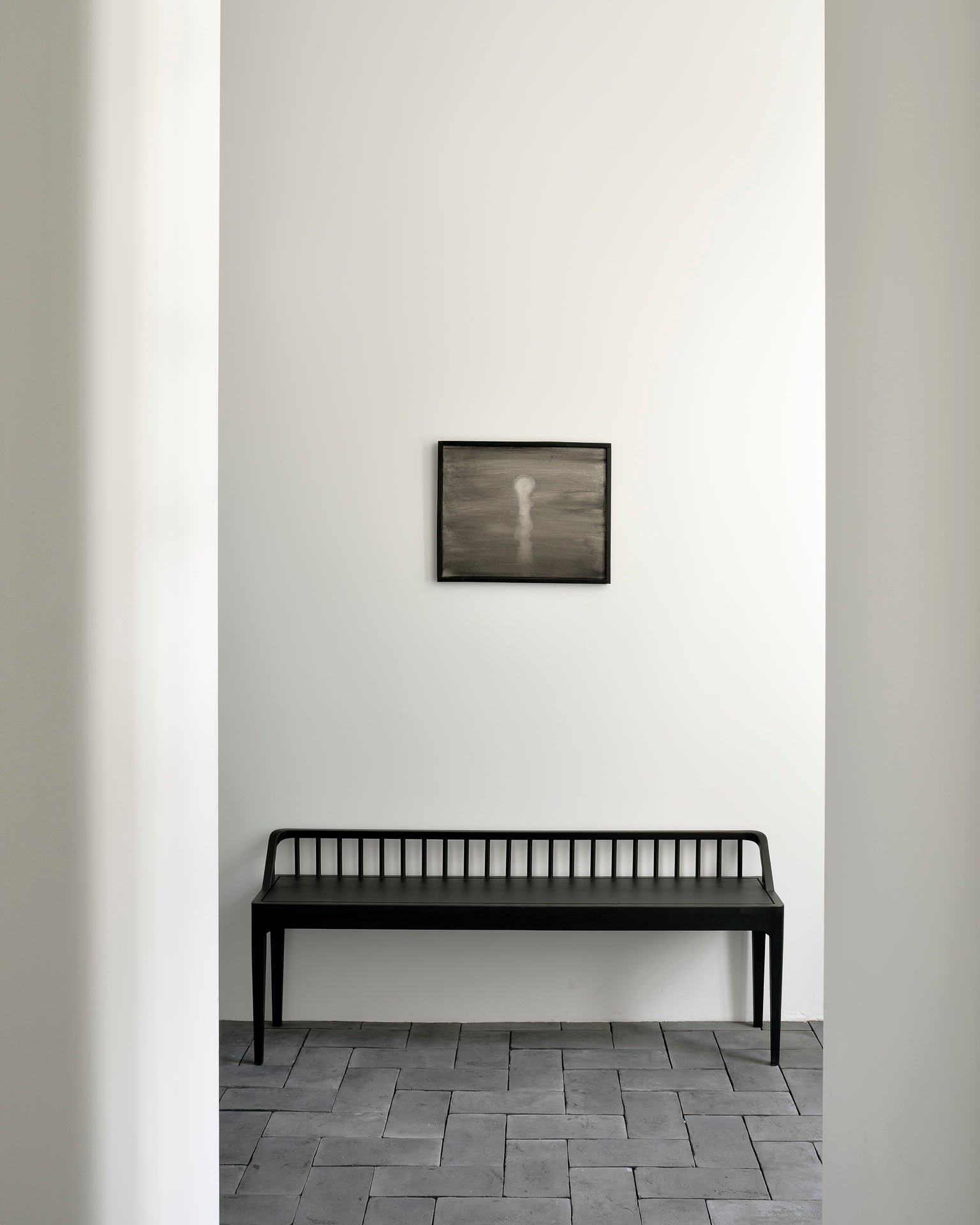 Spindle Bench White Cliff Studio Benches