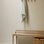 Spindle bench  - oak White Cliff Studio Bench / Dining Bench