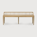 Spindle bench  - oak White Cliff Studio Bench / Dining Bench
