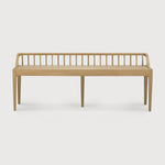 Spindle bench  - oak White Cliff Studio Bench / Dining Bench