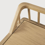 Spindle bench  - oak White Cliff Studio Bench / Dining Bench