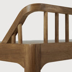 Spindle bench - reclaimed teak White Cliff Studio Bench / Dining Bench