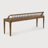 Spindle bench - reclaimed teak White Cliff Studio Bench / Dining Bench