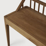 Spindle bench - reclaimed teak White Cliff Studio Bench / Dining Bench
