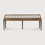 Spindle bench - reclaimed teak White Cliff Studio Bench / Dining Bench