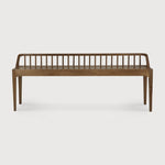 Spindle bench - reclaimed teak White Cliff Studio Bench / Dining Bench