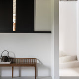 Spindle bench - reclaimed teak White Cliff Studio Bench / Dining Bench