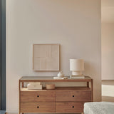 Spindle dresser - reclaimed teak - 4 drawers White Cliff Studio DRESSERS & CHEST OF DRAWERS