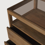 Spindle dresser - reclaimed teak - 4 drawers White Cliff Studio DRESSERS & CHEST OF DRAWERS