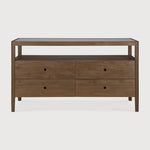 Spindle dresser - reclaimed teak - 4 drawers White Cliff Studio DRESSERS & CHEST OF DRAWERS