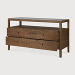 Spindle dresser - reclaimed teak - 4 drawers White Cliff Studio DRESSERS & CHEST OF DRAWERS