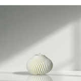 Spiral Candle White Cliff Studio Candles