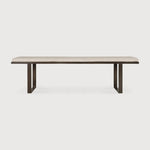 Stability bench - Natural fabric White Cliff Studio Bench / Dining Bench