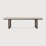 Stability bench - Natural fabric White Cliff Studio Bench / Dining Bench