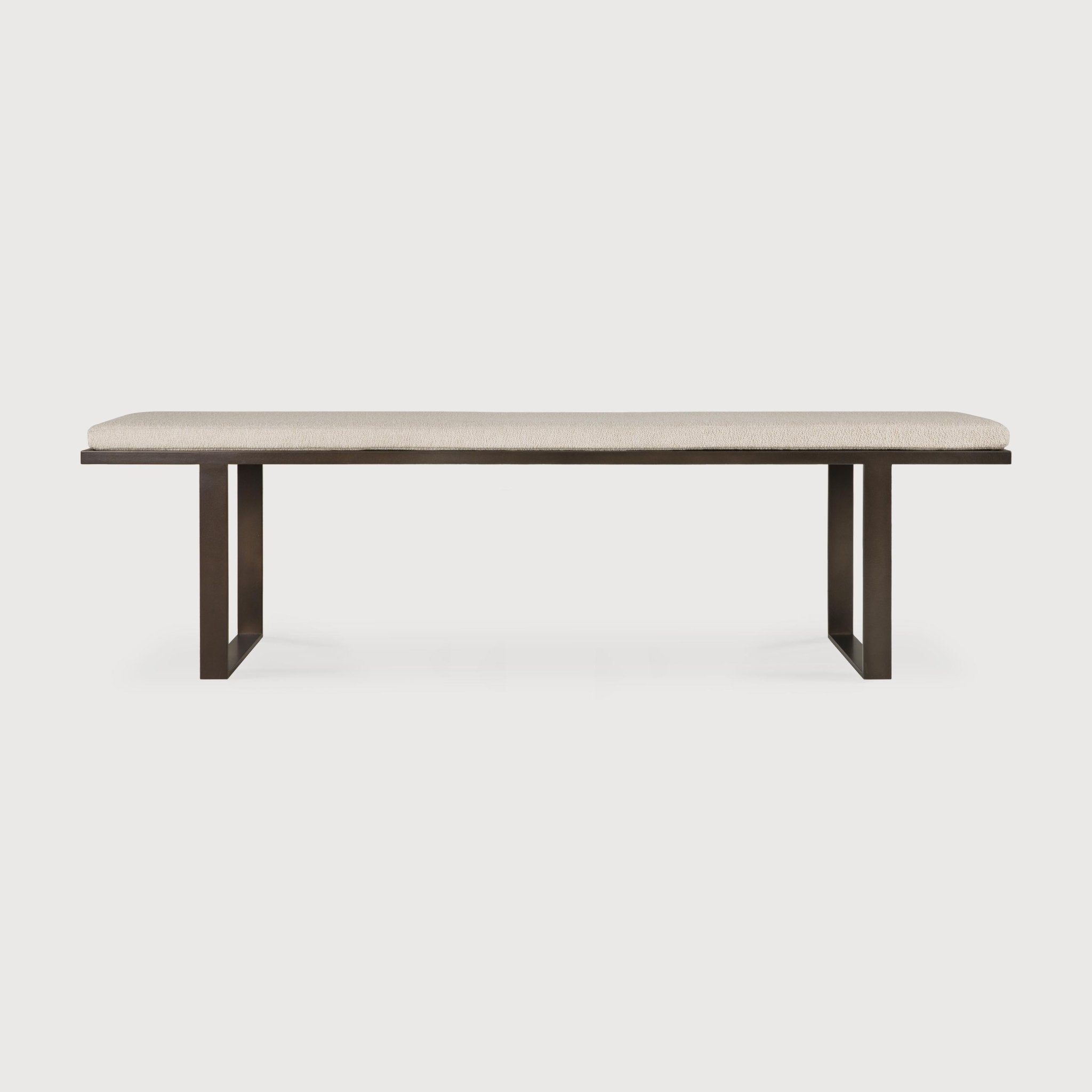 Stability bench - Natural fabric White Cliff Studio Bench / Dining Bench