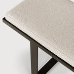Stability bench - Natural fabric White Cliff Studio Bench / Dining Bench
