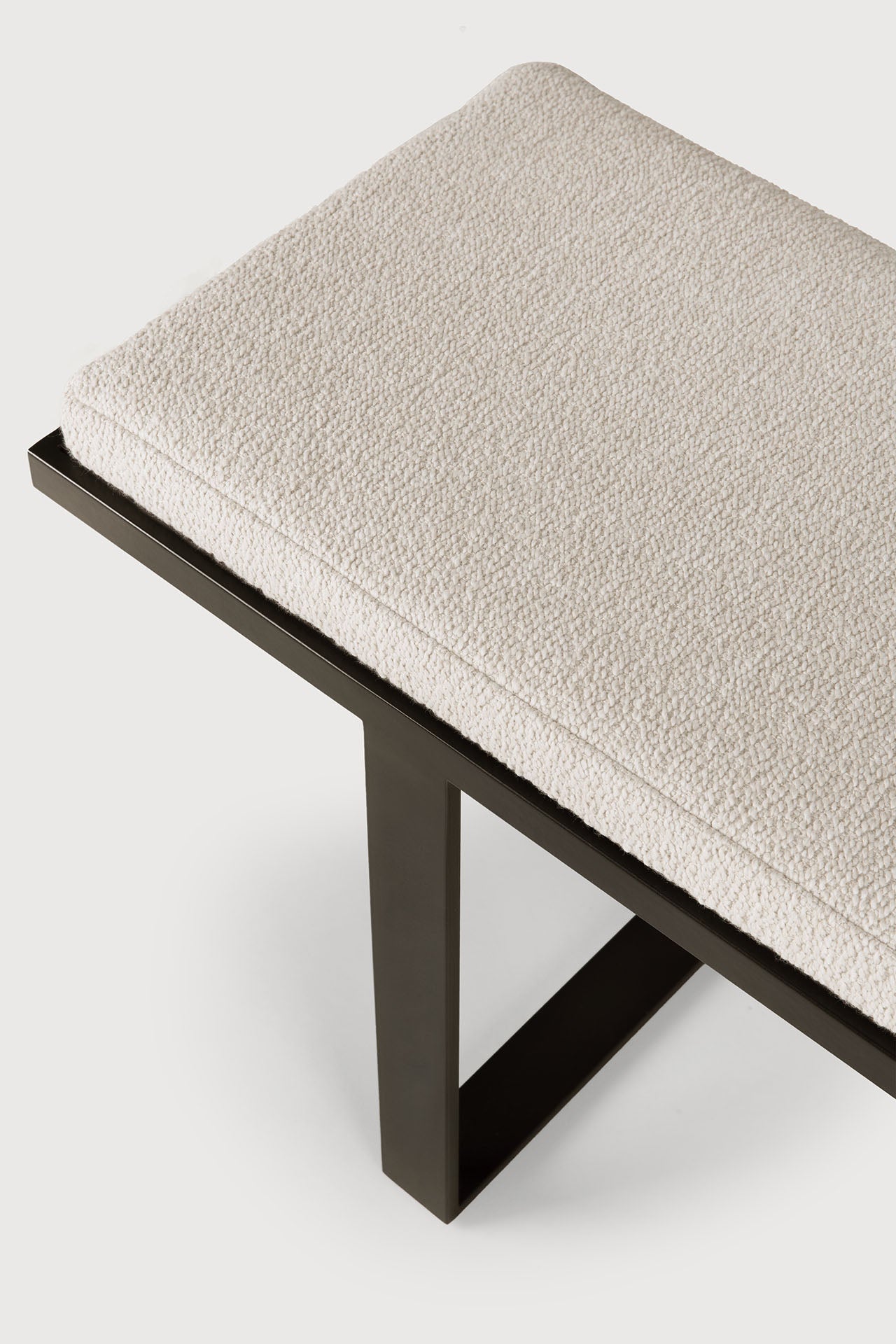 Stability bench - Natural fabric White Cliff Studio Bench / Dining Bench