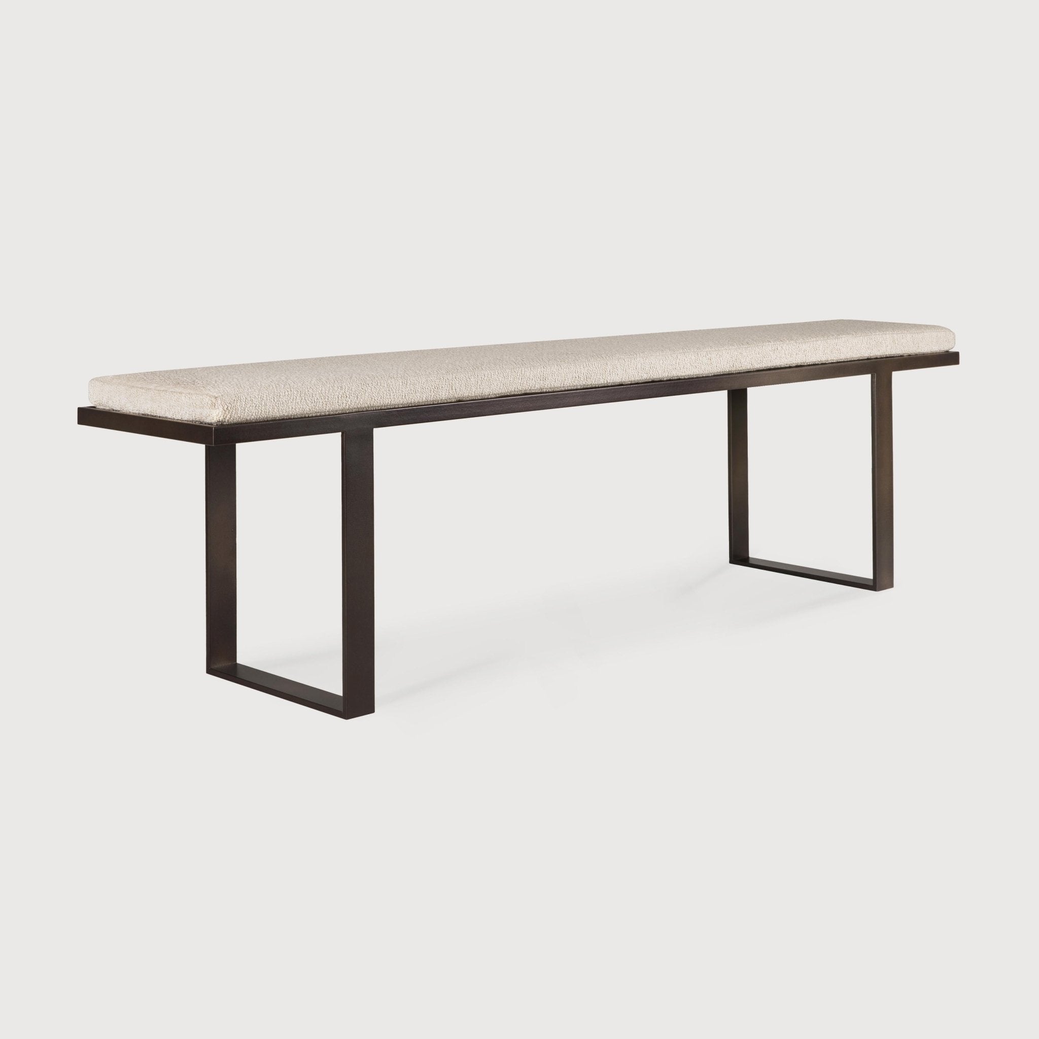 Stability bench - Natural fabric White Cliff Studio Bench / Dining Bench