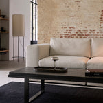 Stability coffee table - varnished Minerals - Umber - rectangular White Cliff Studio COFFEE TABLE